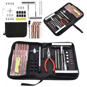Kit de réparation de pneus de voiture et de vélo 46 pièces, ensemble d'outils de réparation de pneus pour garage, accessoires automobiles, outil de réparation de crevaison pour voitures et vélos - Product Image 5