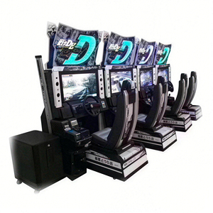 เครื่องเกมแข่งรถ Initial D ภาษาอังกฤษ แบบอาร์เคด จากญี่ปุ่น - Product Image 2