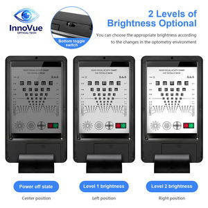 แผนภูมิทดสอบการมองเห็นระยะใกล้ระดับมืออาชีพ พร้อมจอแสดงผล LED ความละเอียดสูง สำหรับการตรวจวัดสายตาและการตรวจการหักเหของแสงทางคลินิก - Product Image 2