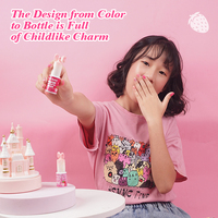 Kit de Gel UV de haute qualité, Design gratuit pour enfants, Kit de vernis à ongles UV à la fraise en une seule étape