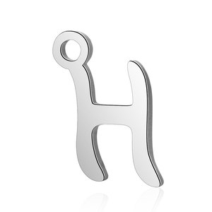 Dijes de Acero Inoxidable 304 de Envío Rápido, Dijes de Metal con el Alfabeto <span class=keywords><strong>Griego</strong></span>, Dijes de 26 Letras al por Mayor para Manualidades de Joyería - Product Image 3