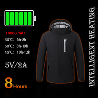 Manteau chauffant d'hiver Veste chauffante pour hommes Veste chauffante pour batterie électrique Veste chauffante avec batterie