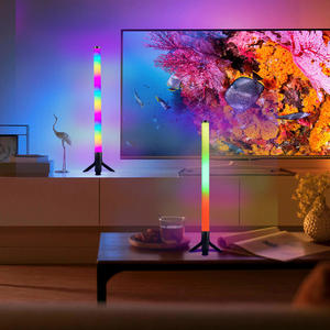 Lampe de bureau intelligente moderne RGB couleurs fête bâton lumineux musique <span class=keywords><strong>baguette</strong></span> lumineuse 3W batterie USB charge atmosphère coin lampadaire LED - Product Image 1