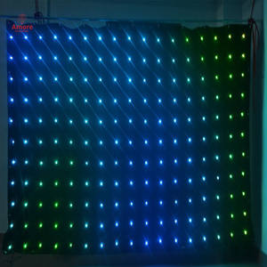Rideau vidéo LED intelligent P18cm, projecteurs, DMX512, RGB 3 en 1, contrôle <span class=keywords><strong>logiciel</strong></span>, IP44, toile de fond de cabine <span class=keywords><strong>DJ</strong></span> - Product Image 2