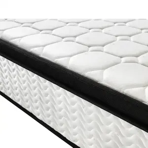 Mobilier d'hôtel de Offre Spéciale personnalisé matelas compressé confortable en mousse mémoire de forme de lit à ressorts de qualité supérieure