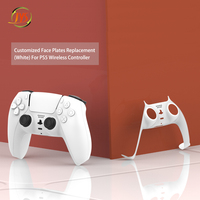 Couverture décorative de plaque frontale de coque de contrôleur de jeu coloré de haute qualité Compatible avec le boîtier de couverture de poignée de remplacement de PC pour PS5