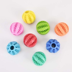 Jouet à mâcher pour animaux de compagnie personnalisé OEM ODM, résistant et durable, en caoutchouc naturel, pour nettoyer les dents, interactif, balle à mâcher pour chien - Product Image 6