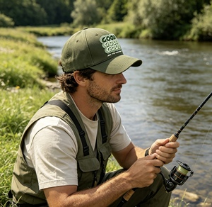 Casquette de baseball verte brodée sur mesure, casquette de sport respirante et réglable, chapeau de soleil décontracté unisexe pour activités de plein air - Product Image 6
