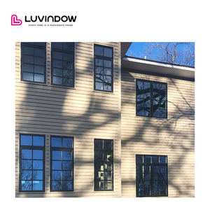 Luvindow projet résidentiel en Virginie manivelle de fenêtre à battant en aluminium noir de super qualité - Product Image 3