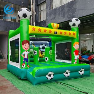 Château gonflable de football pour garçons jouets de <span class=keywords><strong>location</strong></span> cavalier gonflable thème de football maison gonflable château de rebond - Product Image 2