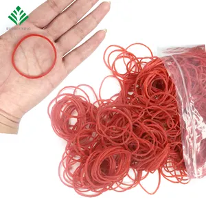 中国制造商低价畅销红色天然橡皮筋