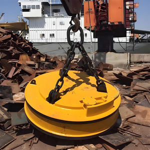 Elevador de imán Tipo redondo Desguace Grúa Electroimán de elevación de CC - Product Image 2