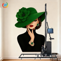 Impresora 3D de Arte Mural Vertical, Ideas para Pequeñas Empresas, Cabezal Dx7, Impresión en Metal, Vidrio y Madera, Máquina de Decoración de Paredes