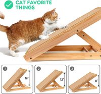 Lits réglables en hauteur Cat Scratch Board Cat scratch sisal scratch board adapté aux grands chats et petits chiens