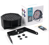 RVB DMX512 36 LED Projection Lights Télécommande activée par le son pour DJ Disco Bar Party Stage Lighting
