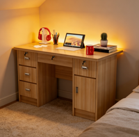 Bureau d'ordinateur en bois convertible, design moderne, durable, prix compétitif, idéal pour le bureau, la salle de jeux ou la chambre.