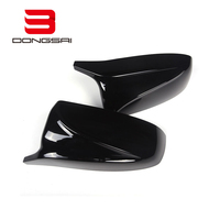 Coque de rétroviseur latéral moulée par injection en ABS noir brillant style M Performance Racing, compatible avec BMW X5 E70 X6 E71 2006-2014