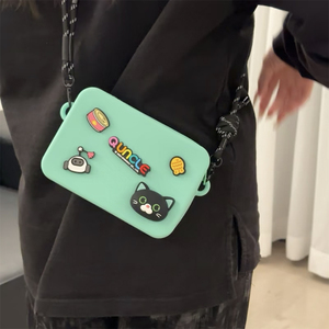Bolso cruzado DIY con parche de <span class=keywords><strong>conejo</strong></span> para teléfono, bandolera, monedero de almacenamiento para teléfono, monedas y artículos pequeños diarios para mujeres y niñas - Product Image 4