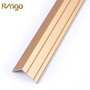 Phật sơn Ringo sáng bóng bạc nhôm chống trượt cầu thang nosing cạnh TRIM Vinyl Bìa bước cạnh bảo vệ cầu thang bước an toàn - Product Image 4