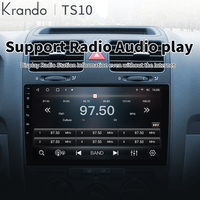Autoradio GPS Android Krando 10'' pour VW Jetta 2005-2010, Navigation Automobile, Carplay Sans Fil, Unité Centrale de Voiture 64 Go 128 Go