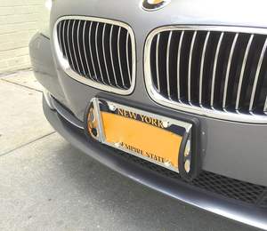 Fábrica personalizable último marco <span class=keywords><strong>de</strong></span> matrícula <span class=keywords><strong>de</strong></span> acero puro protección anticolisión personalización posible - Product Image 2