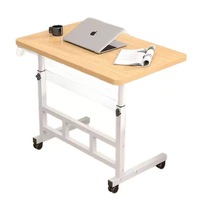 Bureau de travail réglable et durable, design simple, avec roulettes et système de levage, idéal pour les bureaux et les immeubles de bureaux - Vente chaude