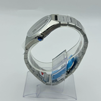 Nuova Cassa per Orologio in Acciaio Inossidabile da 41mm e Parti per Modifica Cinturino, Cassa Impermeabile per Orologio Meccanico Compatibile con Movimento NH35 NH36 NH38