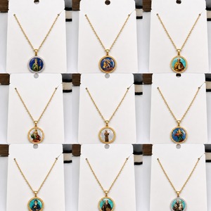 จี้พระคริสโตเฟอร์ TIMEMUSE ขายส่ง เครื่องประดับสแตนเลส ของขวัญทางศาสนาที่สามารถปรับแต่งได้ - Product Image 2
