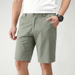 Pantalones Cortos Deportivos <span class=keywords><strong>para</strong></span> <span class=keywords><strong>Hombre</strong></span> de Alta Calidad, 100% Algodón, Transpirables, de Tela No Tejida, <span class=keywords><strong>para</strong></span> <span class=keywords><strong>Gimnasio</strong></span>, Casuales, con Cordón Ajustable y Bolsillos Laterales - Product Image 5