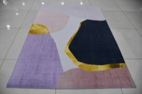 Nordic Abstract Cream Smooth Handmade Center Teppiche und Teppiche