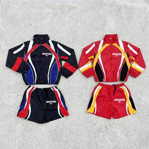 <span class=keywords><strong>Ensemble</strong></span> de survêtement personnalisé DCY pour hommes, survêtement personnalisé, coupe-vent pour hommes, survêtement tendance, coupe-vent bicolore, OEM - Product Image 1