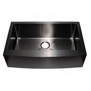 304 Stainless Steel Luxury Bar Double Sink Bowl Commercial Gold Black Apron Copper Handmade Kitchen sinks Workstation Farmhouse