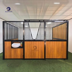 Establos para Caballos MAISTEED, de Bambú y Acero Inoxidable, a Buen <span class=keywords><strong>Precio</strong></span>, con Puerta Corredera, para Exteriores - Product Image 2