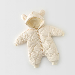 Peleles con capucha para bebés recién nacidos de 3 a 36M, ropa infantil de algodón, mono cálido para nieve, ropa de exterior, invierno, 2022 - Product Image 6