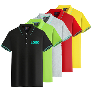 Chất Lượng Tuyệt Vời combed Bông Người Đàn Ông Của Polo Áo Sơ Mi Ngắn Tay Áo Golf Polo T Áo Sơ Mi Hỗ Trợ Biểu Tượng Tùy Chỉnh - Product Image 4
