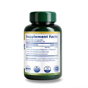 Nuevo Suplemento de <span class=keywords><strong>Magnesio</strong></span> para la Relajación <span class=keywords><strong>y</strong></span> Salud Cerebral, 90 Cápsulas Veganas de <span class=keywords><strong>Magnesio</strong></span> - Product Image 4