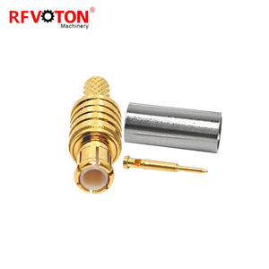 Conector Macho MCX Tipo Crimp para <span class=keywords><strong>Cable</strong></span> <span class=keywords><strong>Coaxial</strong></span> RG174 DC-6GHz 50 Ohm, Enchufe Recto, Componente RF - Product Image 4