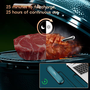 <span class=keywords><strong>INKBIRD</strong></span> Thermomètre vraiment sans fil INT-11X-B 300FT Smart Digital Cooking Thermomètre à viande sans fil pour BBQ Grill Four avec APP - Product Image 6