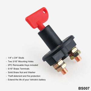 Interrupteur <span class=keywords><strong>de</strong></span> déconnexion <span class=keywords><strong>de</strong></span> batterie Ryanstar, rotatif à 2 trous, pour motos, véhicules électriques, voitures - Product Image 4