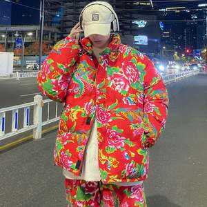 Veste matelassée surdimensionnée avec logo personnalisé, en polaire épaisse pour l'extérieur, nouvelle veste matelassée d'hiver de haute qualité pour hommes, taille plus - Product Image 5