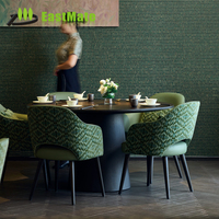 Ensemble table et chaises de salle à manger en bois massif traditionnel pour hôtel-resort, durable, mousse haute densité, 4 places, ensemble complet