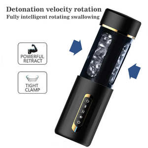 Control de teléfono móvil, vídeo y voz, juguetes interactivos de masturbación masculina, manos libres, masturbador telescópico, juguete sexual para hombre - Product Image 3