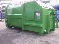 AEL Machinerie municipale et environnementale 8m ³ Poubelle à compression mobile Compacteur de déchets électrique