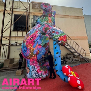 <span class=keywords><strong>Lapin</strong></span> gonflable coloré publicitaire pour les décorations <span class=keywords><strong>de</strong></span> Pâques des toits <span class=keywords><strong>de</strong></span> centres commerciaux et <span class=keywords><strong>de</strong></span> bâtiments - Product Image 6