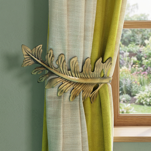 Sujetadores de Cortinas de Plástico con Acabado en Oro Antiguo, Decorativos para Ventanas de Sala de Estar - Product Image 5