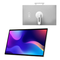 Televisor Inteligente Portátil de 27 Pulgadas con Pantalla LED LCD, Android 15 HD 1080p, Pantalla Táctil, Alimentado por Batería