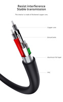 USB 3.0 Schnell ladung A-Stecker auf C-Stecker Datenkabel PVC-Jacke Braid Shield ing Multifunktional für Handy-Kamera Computer