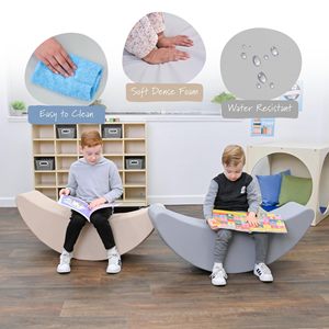 Children's Banana Chair <b>Ergonomic</b> Foam Seat For Classroom Kindergarten Use - Product Image 2