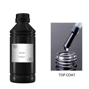 Esmalte de Gel UV Sin Limpieza de Marca Privada CCO Hema de 15 ml, Capa Superior y Base Brillante de Alto Brillo para Arte de Uñas, Esmalte de Gel Transparente - Product Image 5