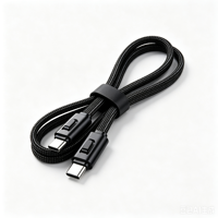 Kabel Tipe C Pendek UGREEN 60W PD3.0 dari Paduan Seng, Anti-Putus, Berjalin, Pengisian Cepat untuk Laptop Samsung Power Bank